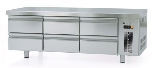 [2280026] CORECO-MFB-160-CC_R1 CHEF BASE Refrigerator 6 Drawers